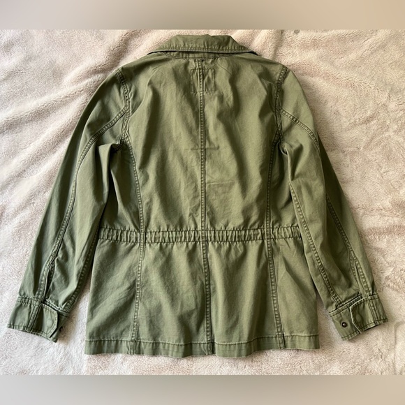 NWT Madewell Passage Utility Jacket Olive Green Size S - Picture 10 of 14